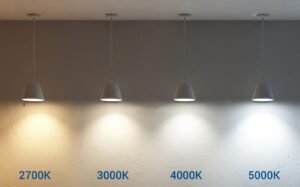 les couleurs d'éclairage