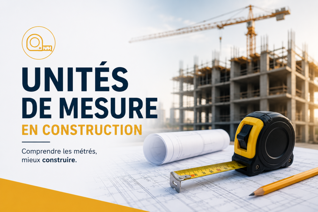 unités de mesures en construction