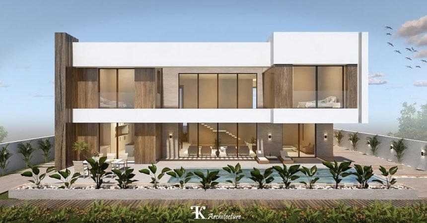 FAÇADES#fkarchitecture #architecture #conception #perspectives #villa #tunisie #tunis #volumeterie #matériaux #couleurs #textures #éclairage #naturelle #artificielle #minimalisme #sobre